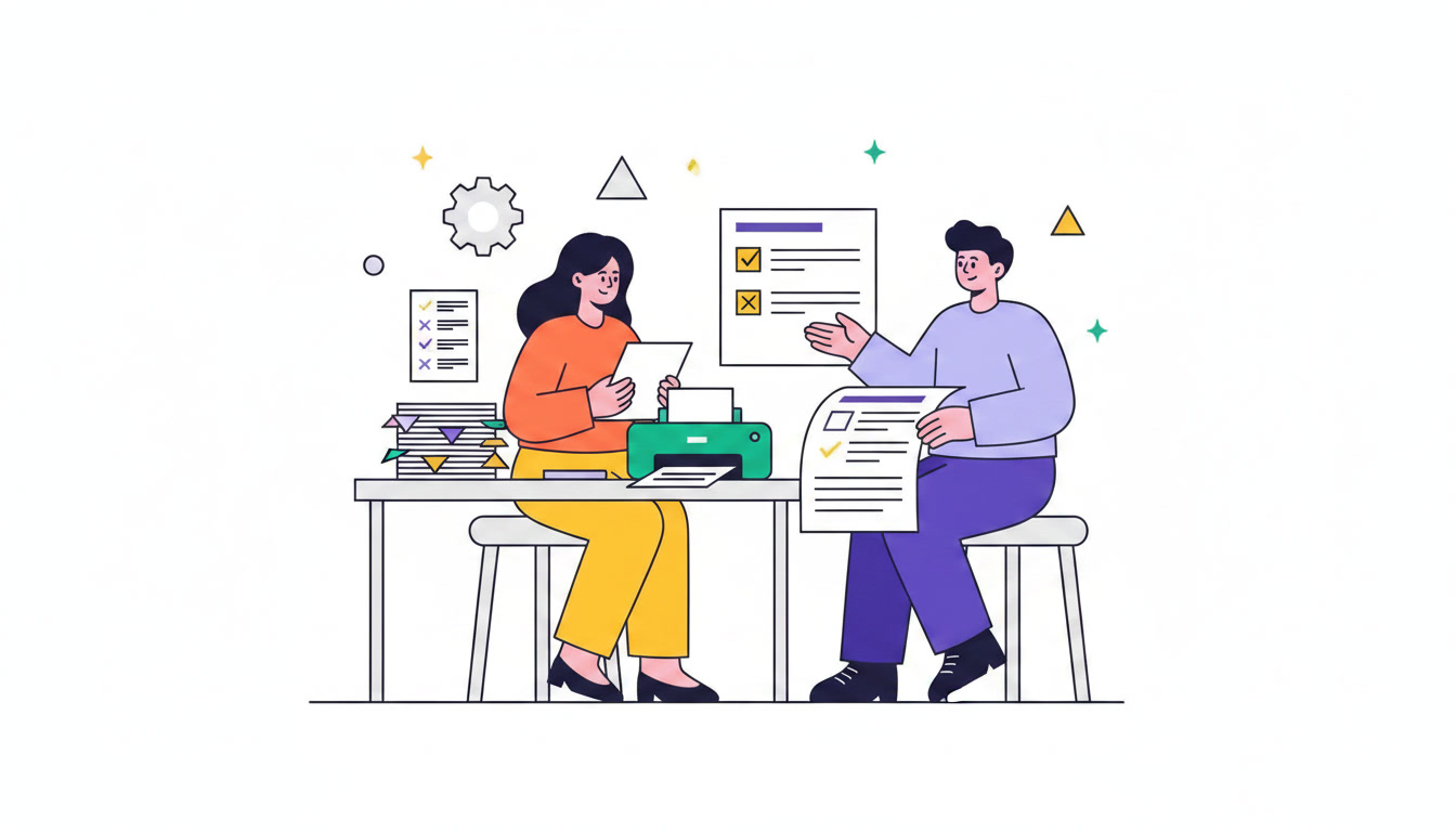 Pre and post examination lifecycle management illustration